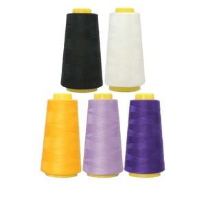 Benang jahit hitam dan putih <span class=keywords><strong>100</strong></span>% poliester multiwarna benang jahit katun pintal benang jahit poliester - Product Image 4