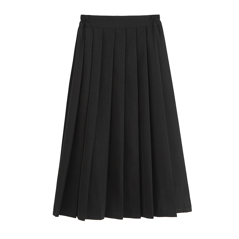 BLACK  MIDDLE SKIRTS