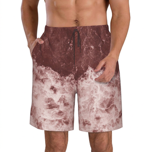 Lightweight 100% Polyester Sporty Summer Outdoor Board Shorts Breathable Quick Dry Customized <b>Men</b> Swim <b>Trunks</b> - Product Image 5