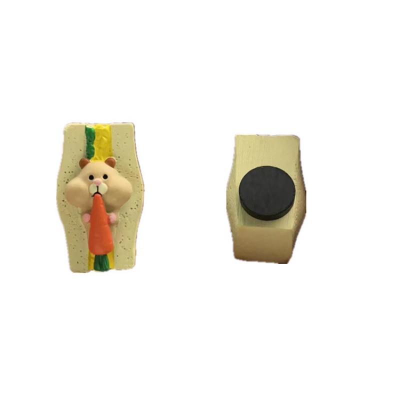 Vegetable sandwich refrigerator sticker