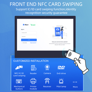 Nhà Máy Bán buôn IP65 treo tường <span class=keywords><strong>AIO</strong></span> RJ45 Điện dung màn hình cảm ứng máy tính 450nits đầy đủ nhôm công nghiệp bảng điều chỉnh PC cho Mes - Product Image 3