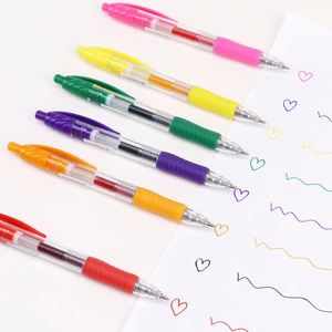 Student Gel <b>Pen</b> Set with 0.5mm/0.7mm Writing Width Blue Red Purple Green Inks Paper Material Ballpoint <b>Pens</b> - Product Image 6