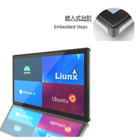 PC intégré industriel tout-en-un de 10.1 pouces avec RK3568 HD 1 LAN 2 USB écran tactile sans ventilateur système Linux tablette PC intégrée