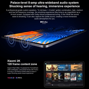 Dernière nouveauté <span class=keywords><strong>Xiaomi</strong></span> Pad 6 Max Tablet <span class=keywords><strong>PC</strong></span> 14.0 "écran tactile 16GB + 1TB 10000mAh <span class=keywords><strong>Xiaomi</strong></span> Mi MIUI 14 OS Qualcomm Snapdragon 8 + - Product Image 5