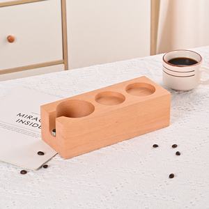 พร้อมจัดส่ง ที่จัดระเบียบอุปกรณ์<span class=keywords><strong>กาแฟ</strong></span>ไม้วอลนัทและไม้บีช แท่นวางอุปกรณ์<span class=keywords><strong>กาแฟ</strong></span>ไม้ สำหรับเครื่องชงกาแฟเอสเพรสโซ - Product Image 4