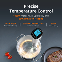 INKBIRD SSV-103-W WiFi Sous Vide Cooker 1000 Watt Mesin Masak Lambat Immersion Circulator dengan Resep Prasetel di Aplikasi