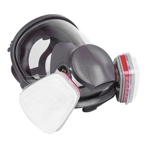 Masker kimia wajah penuh, peralatan Respirator 6800 masker wajah penuh dengan filter ganda - Product Image 1