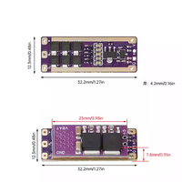 ESC Mini Pesawat Tanpa Sikat 2-4S 32-bit AM32 Pengatur Motor Tanpa Sikat Mini
