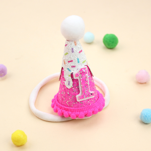 หมวกวันเกิดเด็กผู้หญิง1/2/3/4/5/6ปีกิ๊บติดผมสำหรับเด็กผู้หญิงสุขสันต์วันเกิดที่คาดผมอุปกรณ์แต่งผมสำหรับเด็ก - Product Image 4