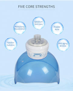 BOWKET H2O2 idrogeno maschera macchina per la cura della pelle del viso Spa idratante bellezza atomizzatore getto di ossigeno - Product Image 3