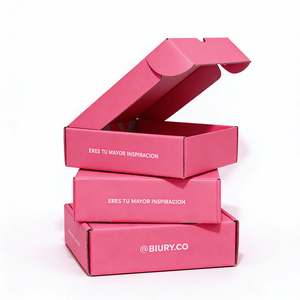 Caja <span class=keywords><strong>de</strong></span> Cartón Corrugado Rosa Menta con Impresión <span class=keywords><strong>de</strong></span> <span class=keywords><strong>Código</strong></span> QR en el Interior, Soluciones <span class=keywords><strong>de</strong></span> Empaque para Marcas <span class=keywords><strong>de</strong></span> Moda, Cajas <span class=keywords><strong>de</strong></span> Envío - Product Image 3