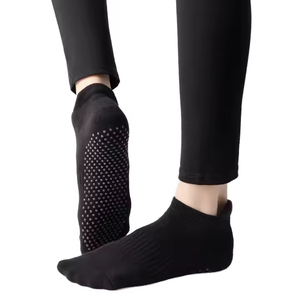 Factory Direct Custom Logo Low Cut Grip <b>Socks</b> – Wholesale Anti-Slip Women Sports Pilates Indoor Dance Yoga <b>Socks</b> - Product Image 1