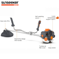 Débroussailleuse à essence professionnelle BCI526U 25,4 cm³ avec poignée de type vélo, robuste pour la gestion des plantes, 0,9 kW
