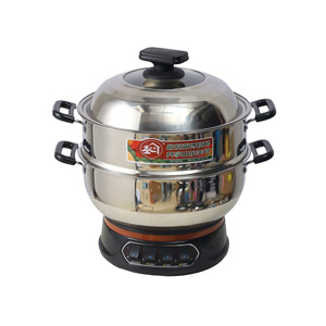 Electric Multi Function Hot Pot 28 30 32 34 Cm Single Layer Steamer Cooking Frying Stewing Electric Skillet - Product Image 4