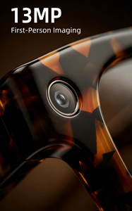 Occhiali Intelligenti con Traduzione AI e Assistente AI, Design Leggero con Doppio Microfono, Controllo Vocale e Funzioni di <span class=keywords><strong>Chiamata</strong></span> <span class=keywords><strong>Telefonica</strong></span> - Product Image 3