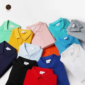 High Quality Plain Work Uniform Cotton Polo T-Shirt Anti-Shrink Custom Blank Golf Polo T Shirts With Embroidered Logo For Mens