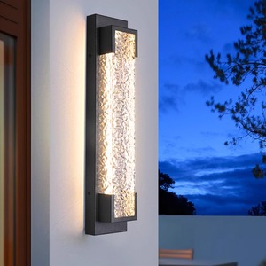 Outdoor Wall Lamp Long Strip LED COB 4000K Waterproof For Courtyard Pillars Exterior Use - Product Image 1