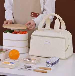 Sac <span class=keywords><strong>isotherme</strong></span> portable PEIQUAN, sac à déjeuner léger pour le bureau, sac de pique-nique extérieur, sac de rangement alimentaire, sac à main - Product Image 1
