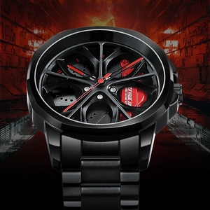 Reloj de pulsera deportivo de cuarzo para hombre con diseño de llanta de coche, resistente al agua, para dropshipping - Product Image 4