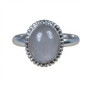 925 Sterling Silver <b>Rose</b> <b>Quartz</b> Gemstone Ring Trendy Christian Handmade Antique Fine <b>Jewelry</b> Certified - Product Image 1