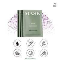 ZXIUER masque facial au collagène anti-âge 25ml * 5 Pack hydratant raffermissant tripeptide escargot mucine feuille OEM/ODM masque facial fonctionnel