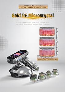 ครีมลดเลือนริ้วรอย <span class=keywords><strong>RF</strong></span> Microneedle แบบพกพา พร้อมระบบทำความเย็นด้วยอากาศ  ทองคำไมโคร ยกกระชับผิวหน้า  สำหรับใช้ในเชิงพาณิชย์ - Product Image 6