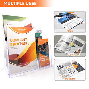 Organisateur de <span class=keywords><strong>présentoir</strong></span> de brochure de 8.5x11 pouces pour le livret de bureau de magazine de flyer de menu - Product Image 5