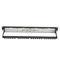 Panneau de brassage Ethernet blindé UTP RJ45 CAT6 24 ports