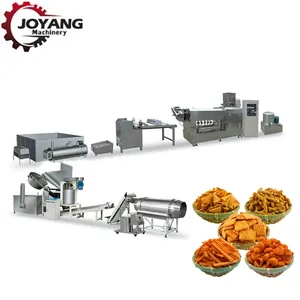 Automatic 2D 3D Fryum Snacks Making Machine Fried Pellet Food Production Line