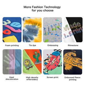 Maglietta da uomo su misura divertente stampa Graffiti Streetwear oversize T-Shirt Hip Hop Boy - Product Image 5