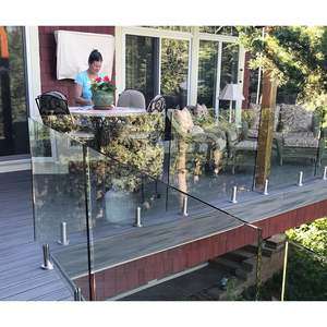 Ringhiere per Balconi Italiane da Terra, Design in Fibra di Vetro, Balaustra 2205 con Supporti per Vetro - Product Image 6