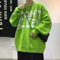 Prendas de vestir de manga larga para mujer de alta calidad, prendas de punto cálidas con patrón de letras, trajes combinados de moda