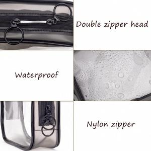 New Coin Jewelry <b>Purse</b> Camping Recyclable Zipper Women Waterproof Pvc Small Mini Toiletry Bag clear - Product Image 3