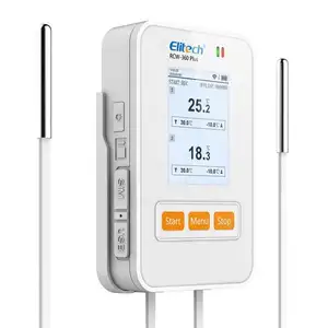 Wiederauf ladbarer 5V DC IP64 Daten rekorder Echtzeit Elitech RCW-360Plus 4G & WIFI Temperatur überwachung Datenlogger