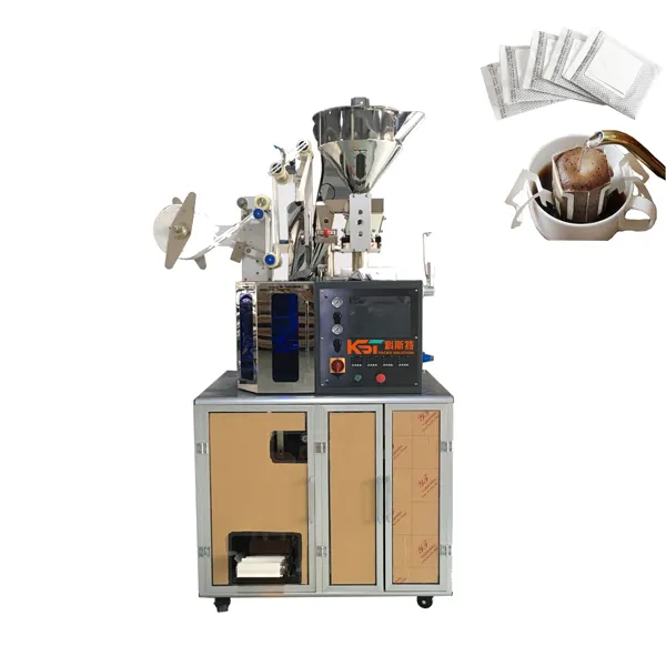 Empaquetadora de bolsas de café por goteo de oreja colgante japonesa de alta velocidad a precio de fábrica, empaquetadora automática de llenado de café