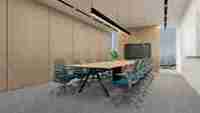 Bureau de travail sur mesure, assemblage facile, construction robuste, pour bureau moderne, mobilier de bureau contemporain.
