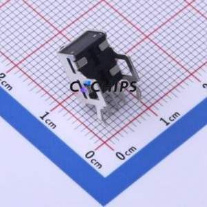 GT-TC193B-H0675-L1 Tactile Switch Through hole Switch Double Pole Single Throw Round Button 2.5N Right Angle Insert - Product Image 2