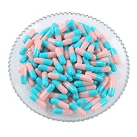Capsules de cellulose végétale HPMC de qualité pharmaceutique certifiées Halal ISO et conformes aux normes GMP, couleur jaune personnalisée, marque Kangle, tailles 000 00 0