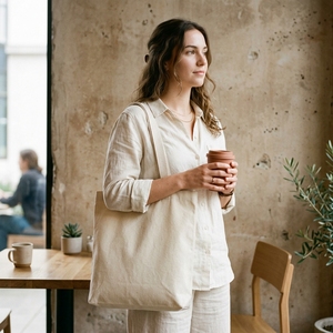 Custom Cotton <b>Canvas</b> <b>Tote</b> Bag Wholesale Reusable Handle Shopping Bag With Customized Logo Printed - Product Image 2