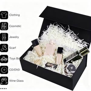 Siyah Premium Renkler Özel Manyetik Açılır Kutu Lüks Ürünler Parfüm Hediye Kutusu Düğün Hediyesi Pahalı Mücevher Ambalaj Kutusu - Product Image 3