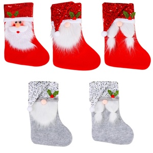 Factory Price Christmas <b>Stocking</b> Large Xmas Gift Bags Fireplace Decoration Socks New Year Candy <b>Holder</b> Christmas Decor for Home - Product Image 5