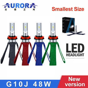 Aurora-minifaros LED para coche, bombillas delanteras, Canbus, <span class=keywords><strong>h1</strong></span>, h4, h7, h11, 9005, 9006, novedad - Product Image 2