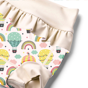 Couche de bain réutilisable pour enfants de haute qualité avec imprimé d'éléphant rose, couche de bain pour bébé, couche de bain pour nourrissons, bébés filles, pantalon de bain en néoprène - Product Image 5