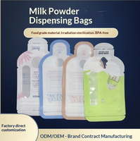 Sachet Doypack pour aliments pour bébés pré-stérilisé |   Sans BPA, laminé en PE |   Biodégradable de qualité alimentaire |   Étanche aux fuites et à l'humidité |   Double