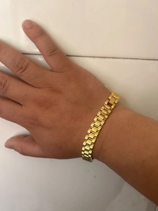 Nouveaux designs pour femmes en acier inoxydable massif pour Bracelet Bracelet de montre plaqué or étanche 14K Bracelets de bijoux sans ternissement - Product Image 6