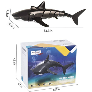 2.4G di simulazione di telecomando dello <span class=keywords><strong>squalo</strong></span> rc <span class=keywords><strong>squalo</strong></span> per il nuoto con la luce rc <span class=keywords><strong>squalo</strong></span> giocattoli per bambini - Product Image 6
