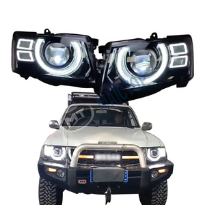 Suitable for 2005-2022 Nissan Patrol Y61 <b>headlight</b> assembly retrofit with <b>LED</b> <b>headlights</b>, Guardian style <b>headlight</b> retrofit. - Product Image 1