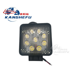 Áp dụng cho xe nâng Phụ Kiện Xe nâng Led Đèn Pha lắp ráp 12-80V 9 Đèn hạt vuông phổ ánh sáng - Product Image 4