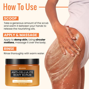 Exfoliante Anticelulítico Hidratante, Reafirmante y Tensor de la Piel, Reduce la Celulitis - Product Image 5