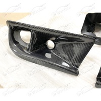 Conducto de aire y guía de limpieza de aceite, fibra de carbono, estilo VRS, para MITSUBISHI LANCER EVOLUTION EVO 8, 2003-2005, 3 uds.